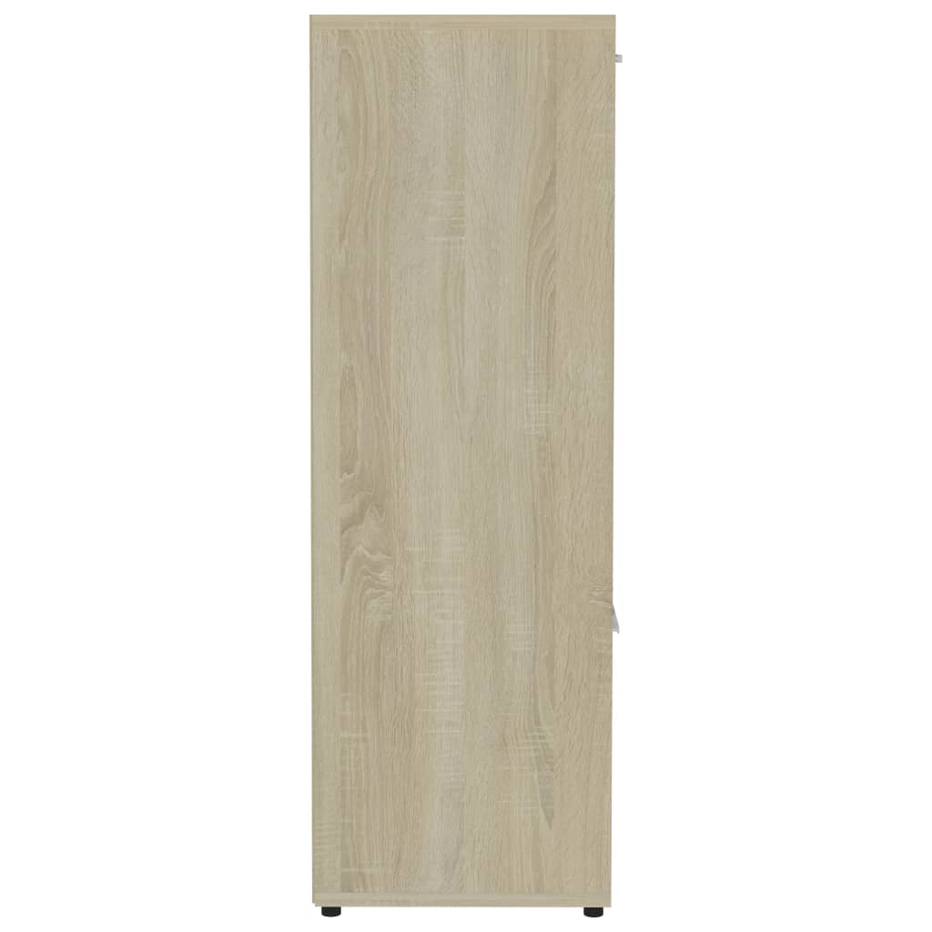 Book Cabinet Sonoma Oak 90x30x90 cm Engineered Wood
